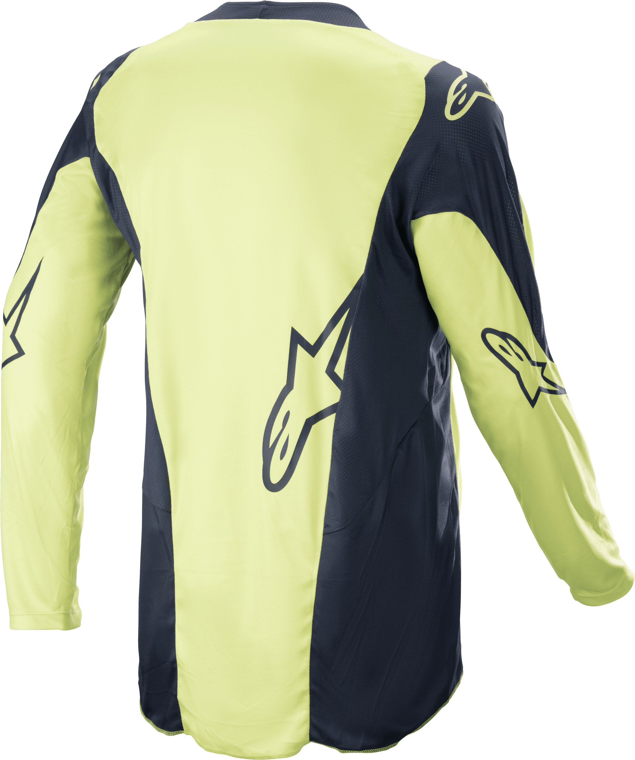 Camiseta Alpinestars Racer Hoen Azul Verde Fluor-D