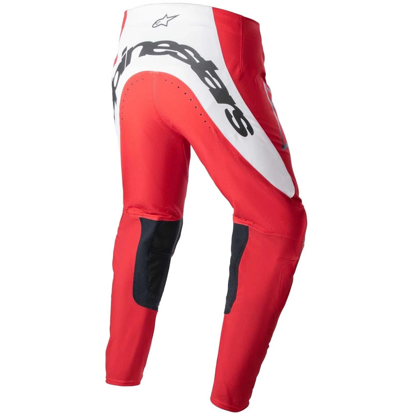 Pantalones Alpinestars Supertech Risen Rojo Blanco