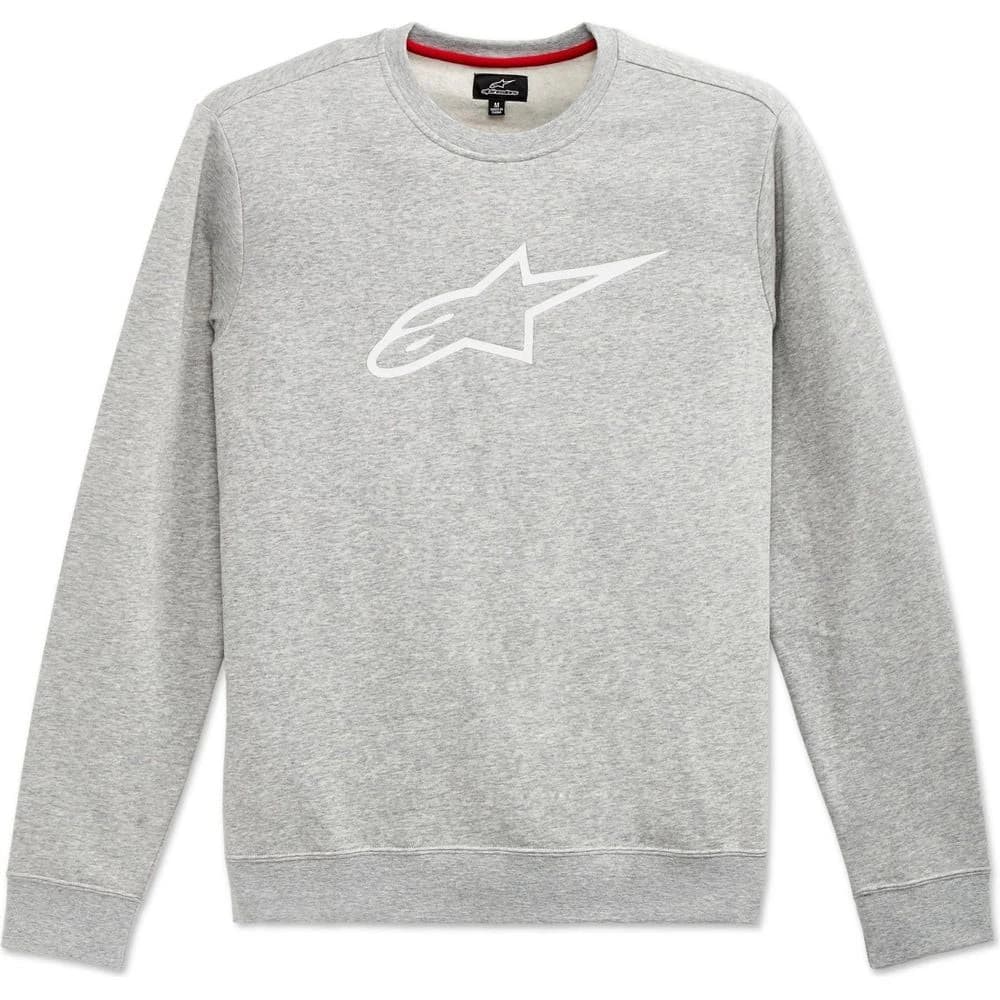 Sudadera Alpinestars Ageless Crew Gris Blanco-DESC