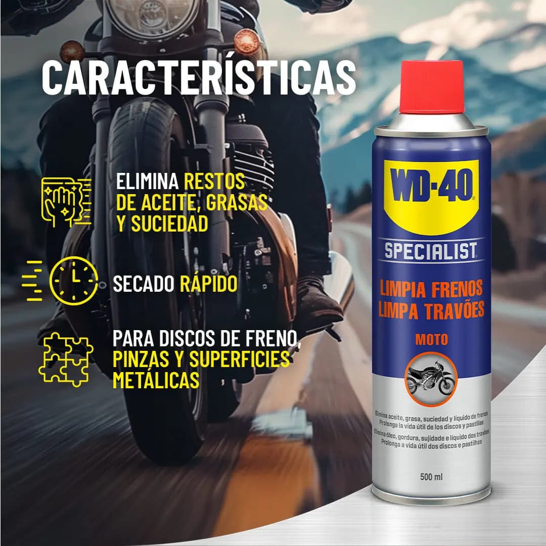 Limpiador de Frenos Wd40 Specialist 500ml - 34105