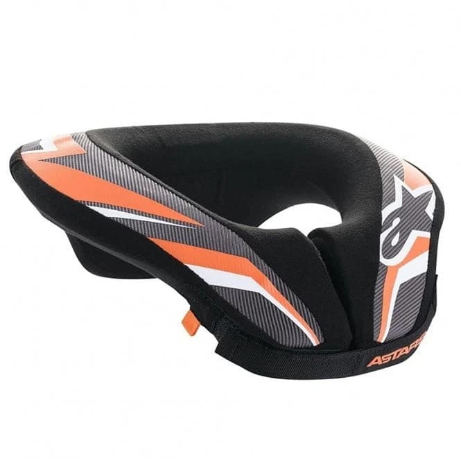 Collarin Alpinestars Sequence Niño Negro Naranja ( image_1