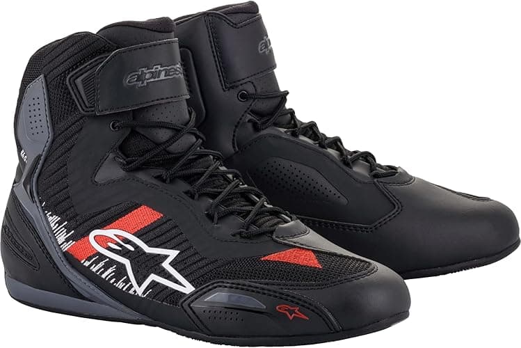 Botas Alpinestars Faster-3 Rideknit Negro Gris Roj image_1