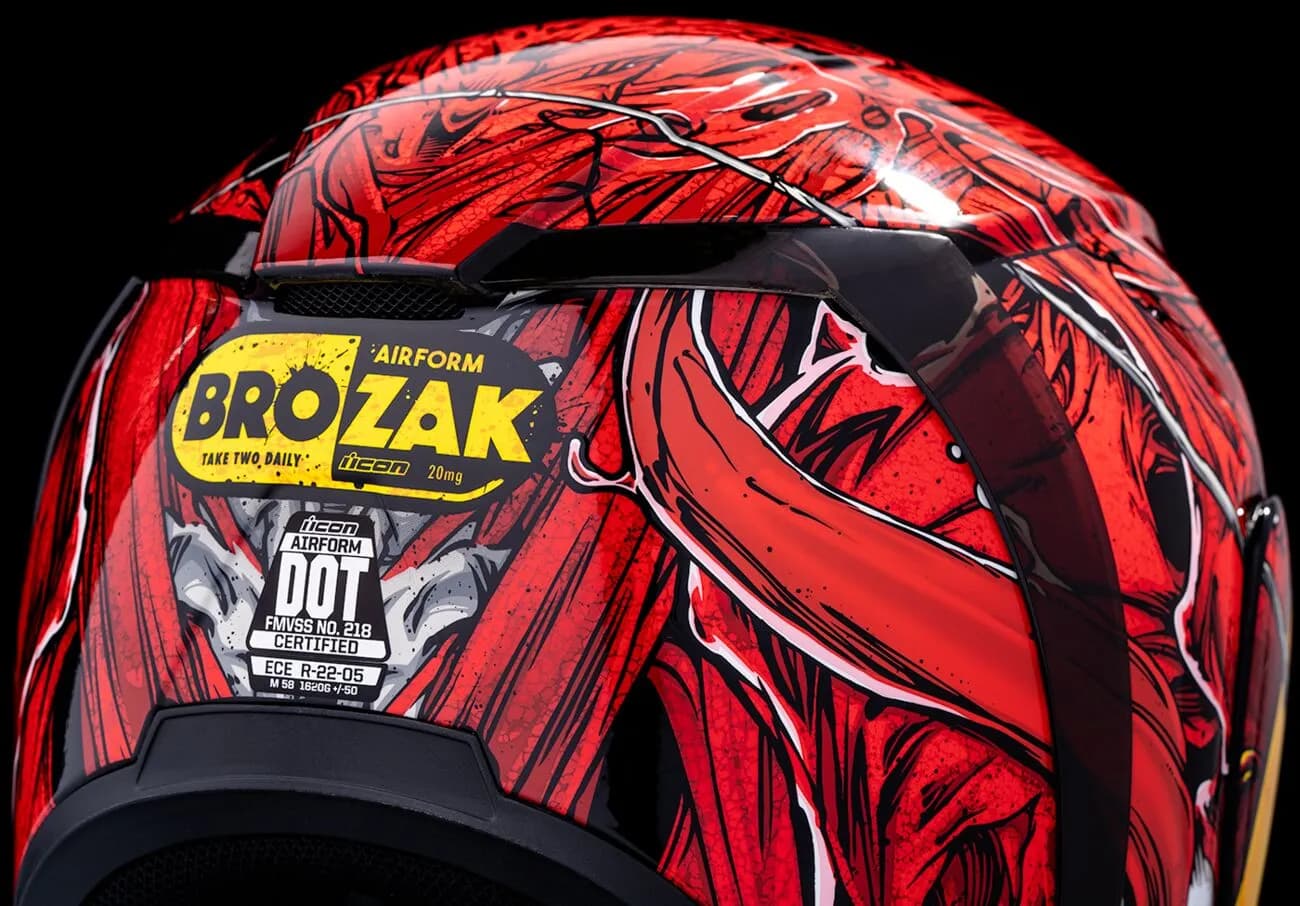 Casco ICON Airform MIPS Brozak Rojo Casco ICON Airform MIPS Brozak Rojo