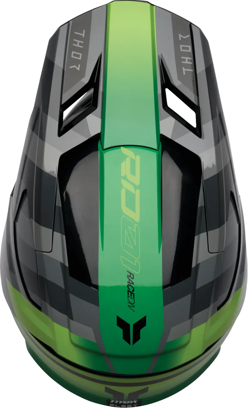 Casco THOR Fleet Infantil Camber Gris Verde Casco THOR Fleet Infantil Camber Gris Verde