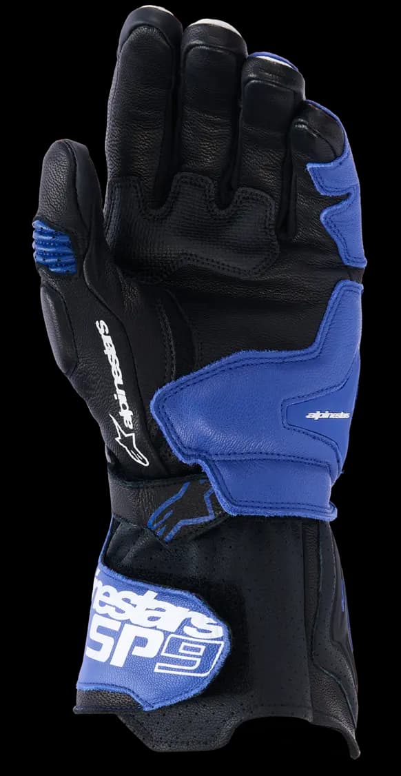 Guantes Alpinestars SP-9 Azul Blanco Negro Guantes Alpinestars SP-9 Azul Blanco Negro