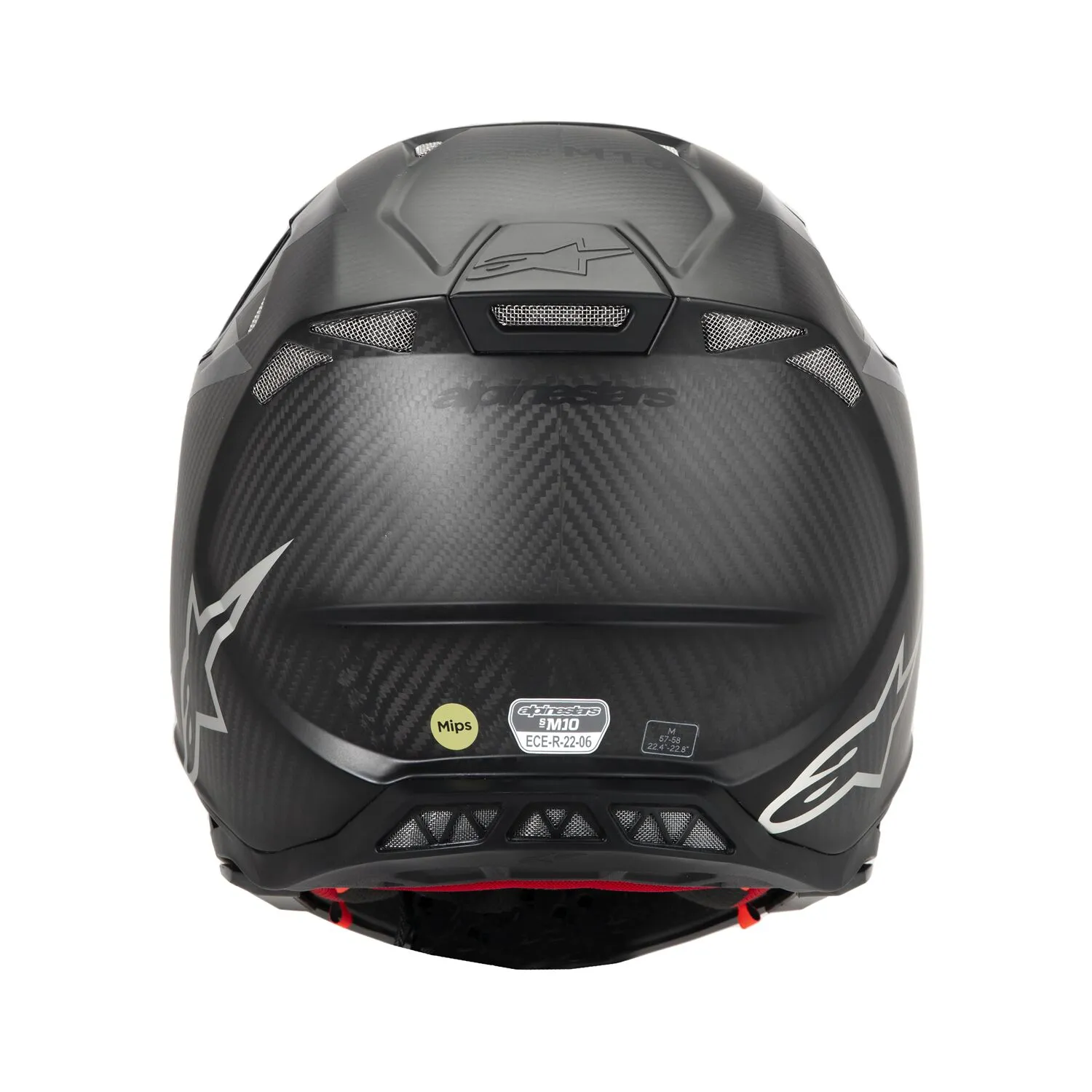 Casco Alpinestars SM10 Carbono Mate Casco Alpinestars SM10 Carbono Mate
