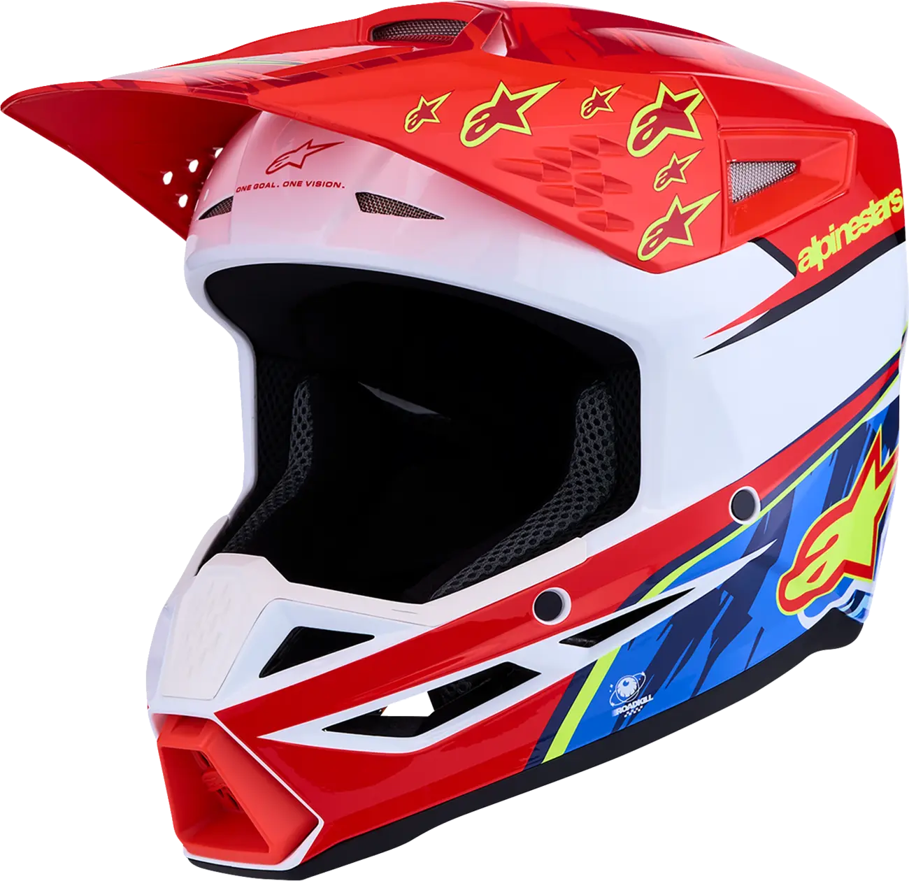Casco Alpinestars S-M3 Infantil Falcon Rojo image_1