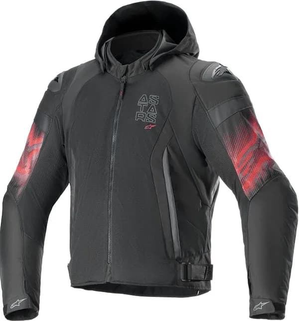 Chaqueta Alpinestars Zaca Air Venom Negro Rojo image_1