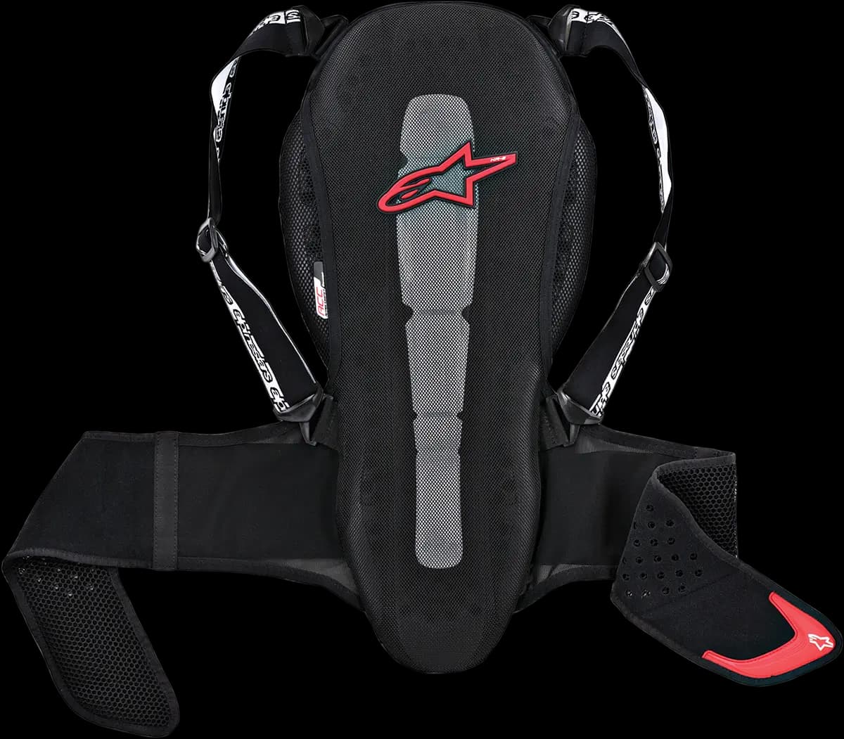 Espaldera Alpinestars Nucleon KR-2 Negro/Rojo (Clonado) image_1
