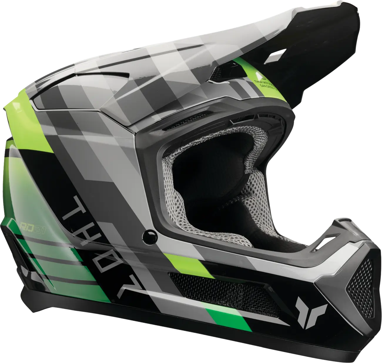 Casco THOR Fleet Infantil Camber Gris Verde image_1