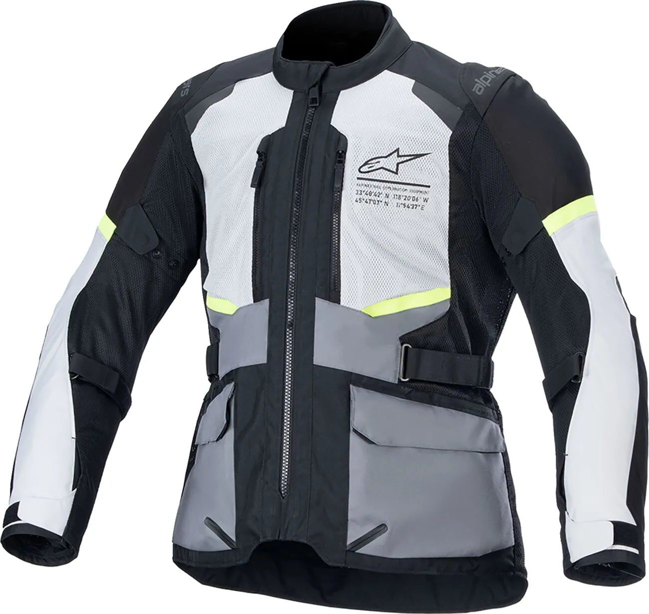Chaqueta Alpinestars Andres Air Drystar Gris Negro image_1