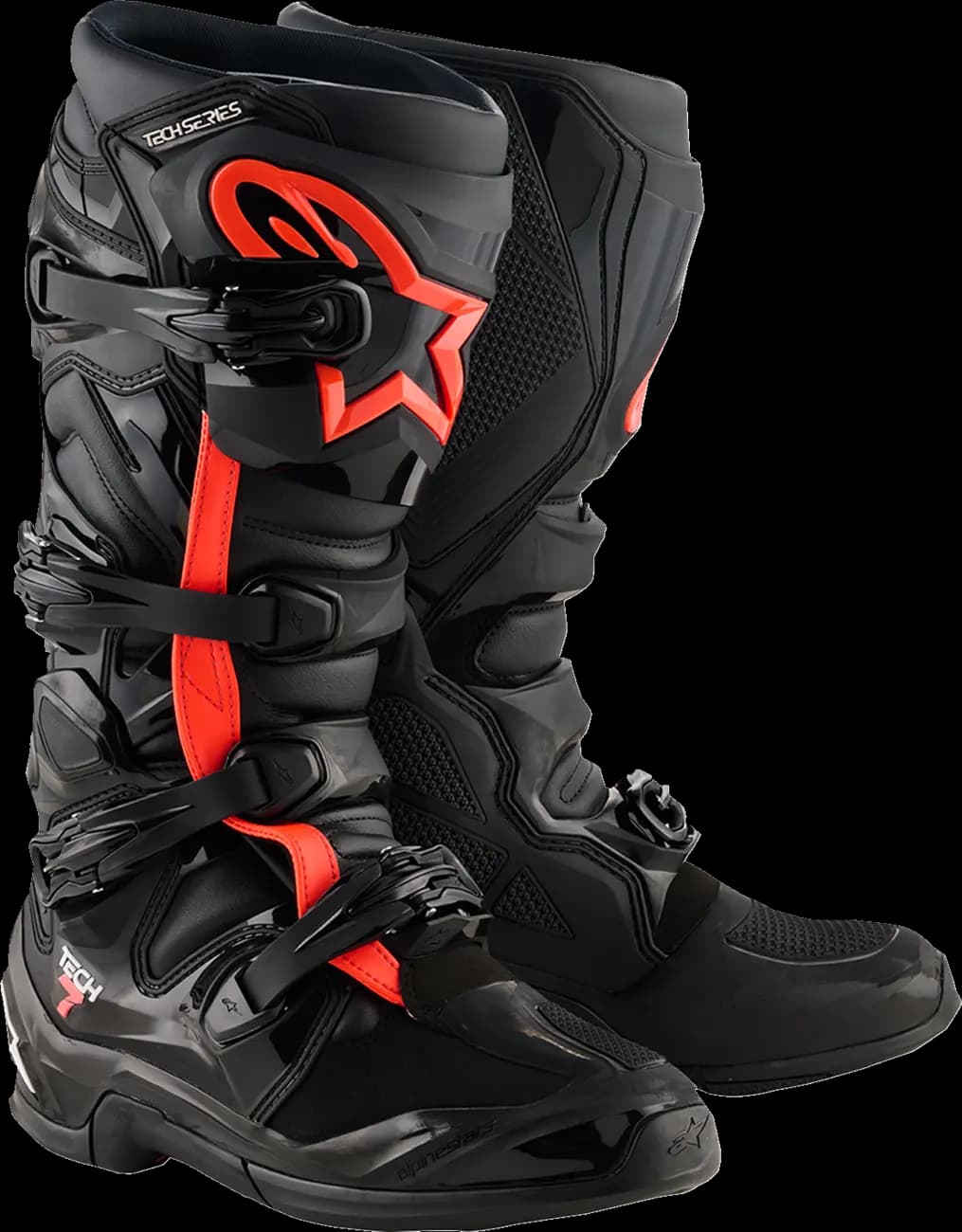 Botas Alpinestars Tech 7 Negro Rojo 2012025-1030 image_1