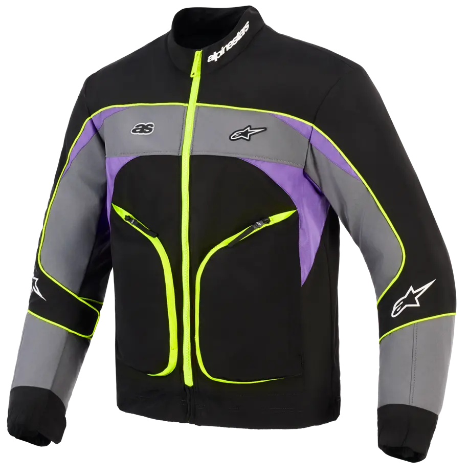 Chaqueta Alpinestars Unite Negro Gris Amarillo image_1