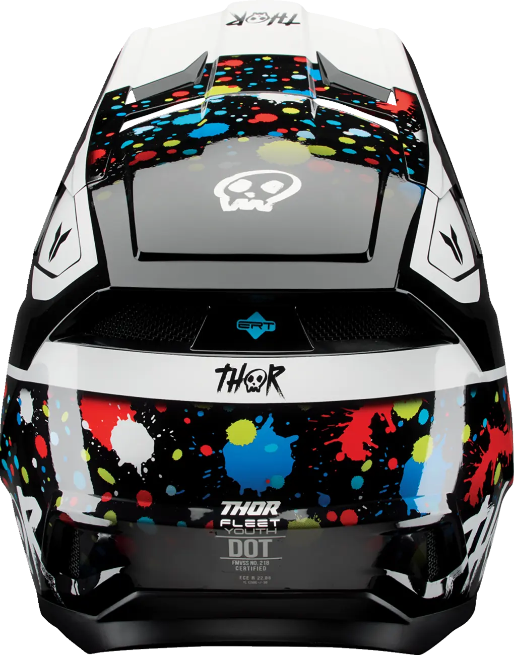 Casco THOR Fleet Infantil Splat Negro Casco THOR Fleet Infantil Splat Negro