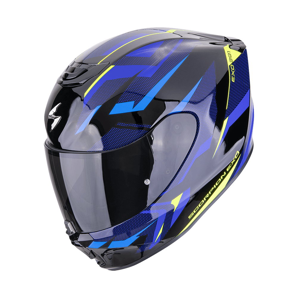 Casco Scorpion EXO-391 Aaxo Negro Azul image_1