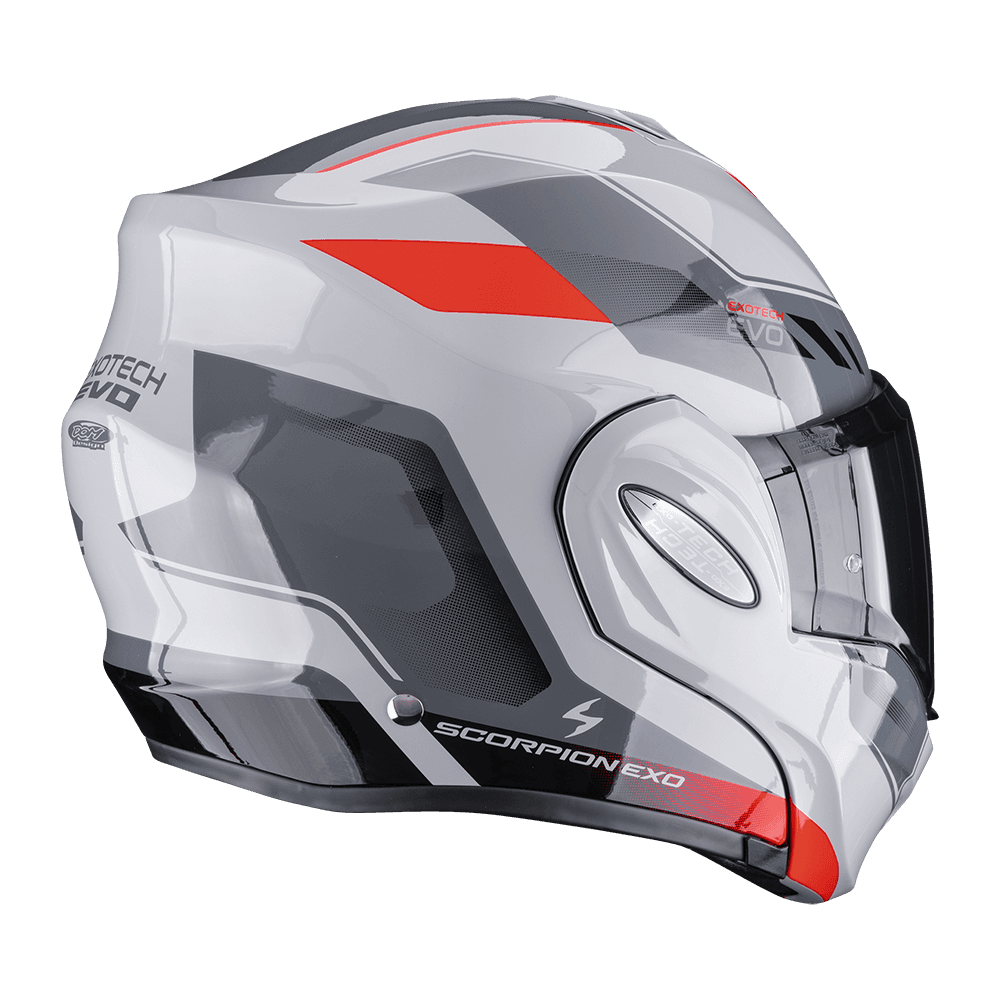 Casco Scorpion EXO-TECH Evo Socius Gris-Rojo Casco Scorpion EXO-TECH Evo Socius Gris-Rojo